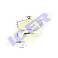 Колодки гальмівні (передні) Audi 80/90/100/200 77-96/VW Passat B3/B4 88-97