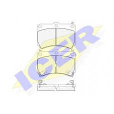 Колодки гальмівні (передні) Kia Rio 00-05/Mazda 323 89-98/121 II 90-96