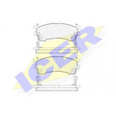 Колодки гальмівні (передні) Mazda 626/Premacy 91-05/Lexus GS 13-