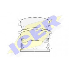 Колодки гальмівні (передні) Mazda 626 IV/V 91-02/MX-6 92-97/Ford USA Probe 93-98