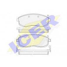 Колодки гальмівні (передні) Nissan Altima/Bluebird/Maxima 88-/Teana 03-13/Tiida 11-/Renault Safrane