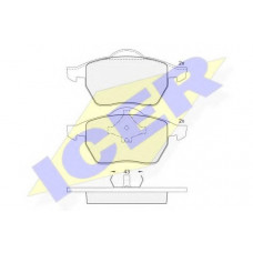 Колодки гальмівні (передні) Audi A3/TT/Skoda Octavia 96-10/VW Golf/Passat B3/B4 91-06 (без датчика)