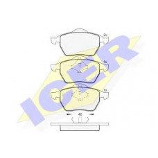 Колодки гальмівні (передні) Audi A4 94-01/VW Passat B3/B4/B5 96-00