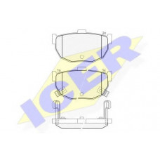 Колодки гальмівні (задні) Hyundai Elantra 00-06/Coupe 96-09/Kia Cerato 04-/Nissan Maxima 88-94