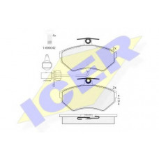 Колодки гальмівні (передні) Audi A4 94-08/Seat Exeo 08-13/VW Passat B5 96-00 (+датчики)