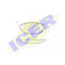Колодки гальмівні (передні) Audi A3/Seat Toledo 96-04/Skoda Octavia 96-07/VW Golf 97-05/Polo 02-