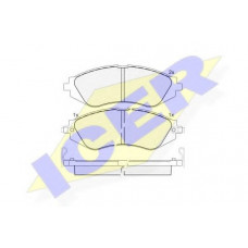 Колодки гальмівні (передні) Chevrolet Lacetti 05-/Spark 10-/Daewoo Lanos/Sens/Nubira 97-/Rezzo 00-