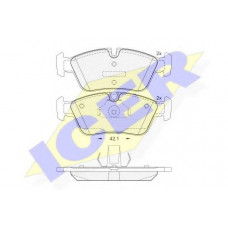 Колодки гальмівні (передні) BMW 3 (E36) 91-00/3 (E46) 98-06/Z3 (E36) 95-03/Z4 (E85) 02-09