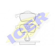 Колодки гальмівні (задні) Volvo S60 00-10/S70 97-00/S80 98-06/V70 95-08/XC70 Cross Country 97-07