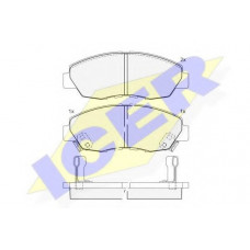 Колодки гальмівні (передні) Honda Civic V/VI 94-01/VIII/IX 05-