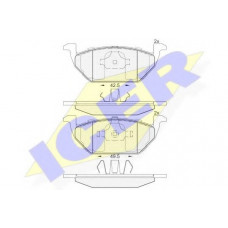 Колодки гальмівні (передні) Audi A1 10-18/A3/Seat/Skoda Fabia/Octavia/VW Golf 96-/Caddy/Polo 04-