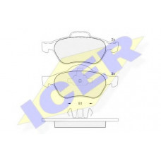 Колодки гальмівні (передні) Renault Laguna II/III 01-15/Megane II 03-/Wind 10-
