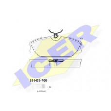 Колодки гальмівні (передні) Renault Clio II 00-09/Laguna 93-01/Megane/Scenic/Safrane 96-03