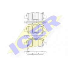 Колодки гальмівні (задні) Renault Koleos 08-/Nissan Qashqai/Tiida 07-13/Teana/X-Trail 01-13