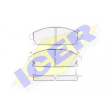 Колодки гальмівні (передні) Nissan X-Trail 01-13/Pathfinder 97-04/Infiniti Q45 93-01/QX4 97-