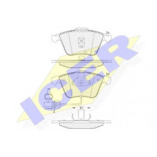 Колодки гальмівні (передні) Audi A6 97-05 (+датчики)