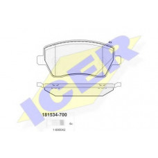 Колодки гальмівні (передні) Renault Kangoo/Logan/Clio 07-/Zoe/Duster/Dokker/Megane 12-/Nissan Micra