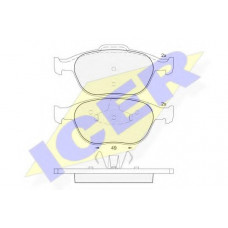 Колодки гальмівні (передні) Ford Connect 02-13/Fiesta/Puma 95-03/Focus 02-04/Ka 01-08