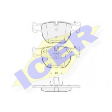 Колодки гальмівні (передні) Land Rover Range Rover III 02-12
