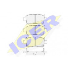 Колодки гальмівні (передні) Toyota Corolla 01-08/Prius 03-09/Yaris 99-05