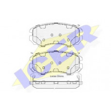 Колодки гальмівні (передні) Hyundai Sonata/Elantra 01-11/ix20 10-/Tucson/Kia Sportage/Carens 04-