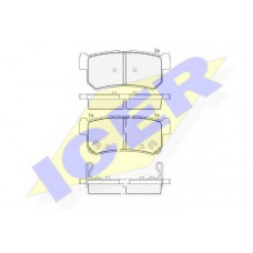 Колодки гальмівні (задні) Daewoo Rexton/Ssangyong Rexton 02-/Actyon 05-/Korando 97-06