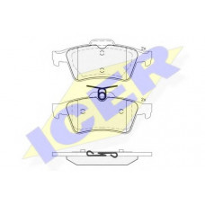 Колодки гальмівні (задні) Ford Focus 04-/Connect/Opel Vectra C 02-13/Renault Laguna/Citroen C5 07-