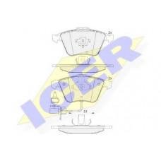 Колодки гальмівні (передні) Audi A4 03-09/A6/A8 03-11/Seat Exeo 08-13 (+датчики)