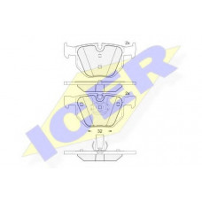 Колодки гальмівні (задні) BMW X5 (E70) 06-13/(F15/F85) 13-18/X6 (E71/E72) 08-14/(F16/F86) 14-19