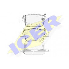 Колодки гальмівні (задні) Toyota Avensis 03-08/Corolla Verso 04-09