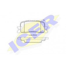 Колодки гальмівні (задні) Toyota Camry 01-11/Highlander 00-03/Lexus ES 96-06