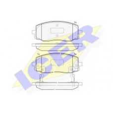 Колодки гальмівні (передні) Hyundai i10 08-17/Kia Picanto 04-