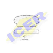 Колодки гальмівні (передні) Suzuki Grand Vitara 01-05/XL-7 01-06