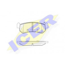 Колодки гальмівні (задні) Chevrolet Lacetti/Nubira 05-/Daewoo Nubira 97-