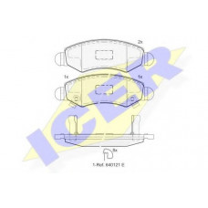 Колодки гальмівні (передні) Subaru Justy 03-/Opel Agila A 00-07