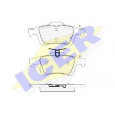 Колодки гальмівні (задні) Ford Connect 13-/Kuga/C-Max 08-/Focus/Mazda 3/5/Volvo C30/S40/V50 03-/V40