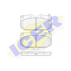 Колодки гальмівні (передні) Subaru Impreza 98-08/Nissan 300ZX 89-97/Toyota Yaris 17-