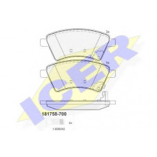Колодки гальмівні (передні) Fiat Sedici 06-14/Suzuki SX4 06-