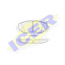 Колодки гальмівні (передні) Toyota Corolla 01-18/Auris 07-12/Rav4 III 05-/Yaris/Prius+ 12-