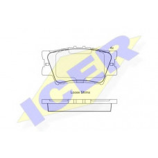 Колодки гальмівні (задні) Toyota Camry/Rav4 IV 05-/Avalon 12-18/Lexus ES 06-18
