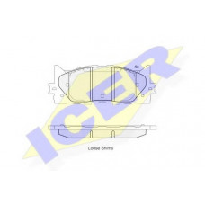 Колодки гальмівні (передні) Toyota Camry 06-/Lexus ES 06-18