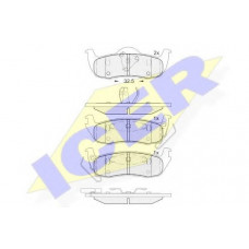 Колодки гальмівні (задні) Jeep Grand Cherokee III/IV 04-/Commander 05-10