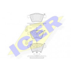 Колодки гальмівні (передні) VW Touareg 02-10 (+датчики)