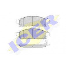 Колодки гальмівні (передні) Mitsubishi L200 05-/Pajero Sport II 08-/Fiat Fullback 16-