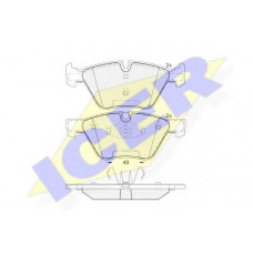 Колодки гальмівні (передні) BMW 1 (E81/E87) 04-12/3 (E90-E93) 05-13/X1 (E84) 11-15