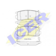 Колодки гальмівні (задні) Opel Antara A/Chevrolet Captiva 06-