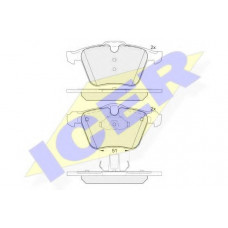 Колодки гальмівні (передні) Ford Galaxy/Mondeo IV/S-Max 07-15/Volvo S60/S80/V60/V70/XC70 06-