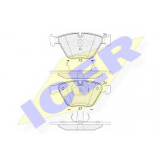 Колодки гальмівні (передні) BMW 3 (E90/E91/E92/E93) 04-13/X1 (E84) 09-15/Z4 (E89) 09-16