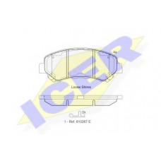 Колодки гальмівні (передні) Nissan Rogue/Qashqai/X-Trail/Teana 07-13/Juke/Suzuki Kizashi 10-