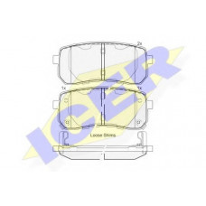 Колодки гальмівні (задні) Hyundai H-1/ix55 07-/Kia Carnival 06-/Sorento III 15-